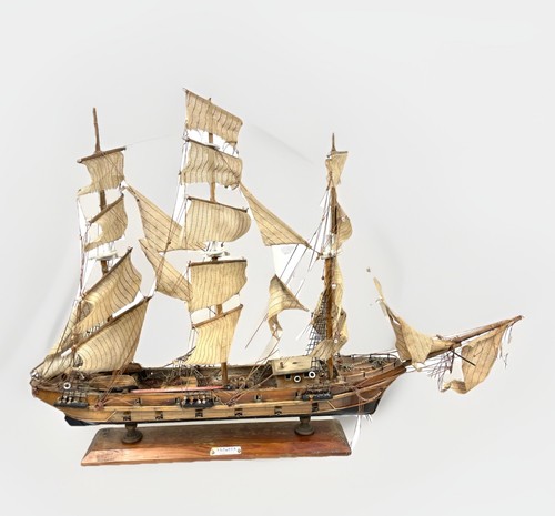 Vintage fragata siglo xviii - fragata,