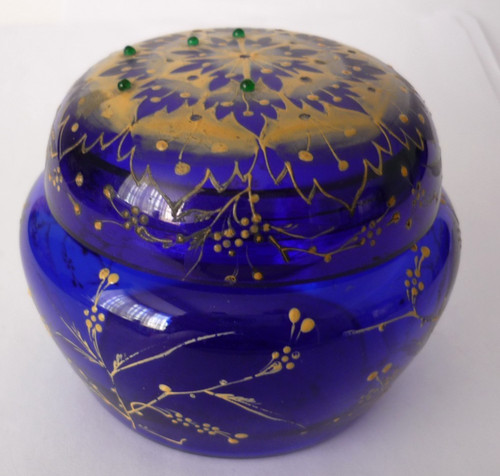 Antique moser cobalt - antique, blue