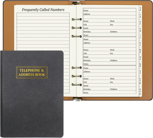Refillable address book 6 - address,