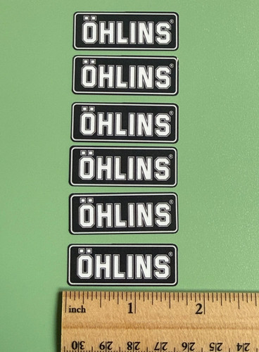 Ohlins stickers decal - x6,