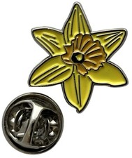Welsh Daffodil Enamel & Metal