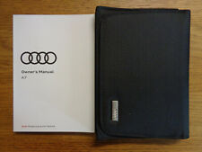 Audi A7 Owners Handbook/Manual and Pack 15-17