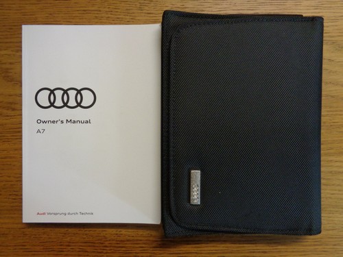 Audi owners handbook manual - audi, a7