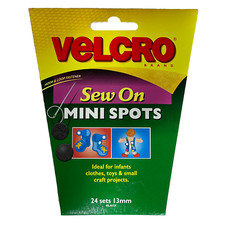 VELCRO 13mm Sew On Dots Spots