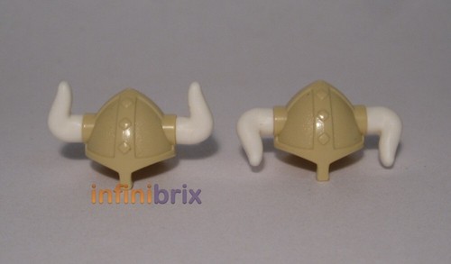 Lego viking helmets cow - 2x,