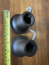 YORK 1” fit VINTAGE STANDARD RETRO WEIGHT PLATE BARBELL COLLARS, HEAVY 2.65lbs 