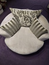 Swivel Chair Sofa with Cushions 