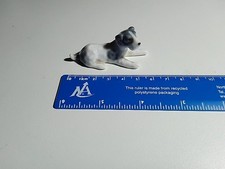 Metzler & Ortloff Miniature Porcelain Fox Terrier Figurine