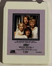 ABBA - Greatest Hits Vol. 2 - Atlantic TP 16009 8 track tape Play Tested Working