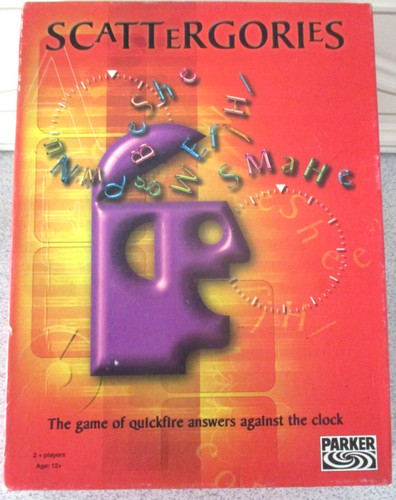 Scattergories parker games - ,