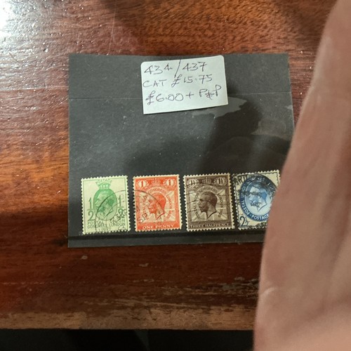 Great britain george stamps - great,
