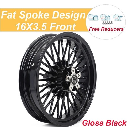 16x3 fat king spoke - 16x3.5, front