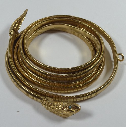 1970 snake belt - 1970’s-, 60”