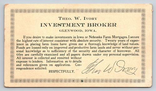 Theo ivory investment - investment, broker