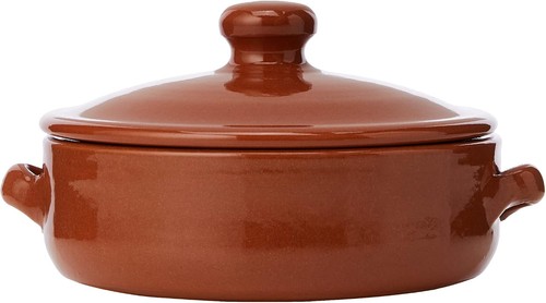 Natural terracotta deep dish - terracotta,