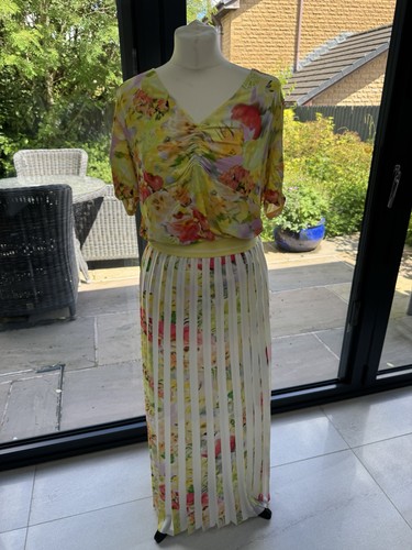Marccain floral top size - top, n3