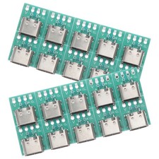  20 Pcs Usb-c Cable Female Plug Connector Type Socket Adapter Converter