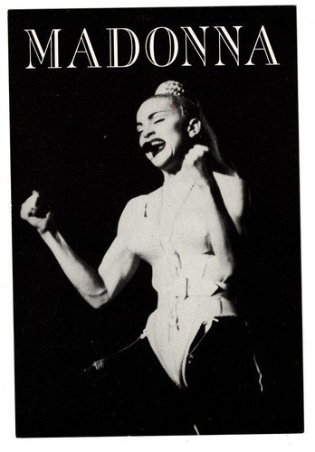 Madonna vintage postcard - vintage,