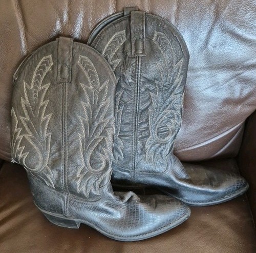 Dingo black leather cowboy - dingo,