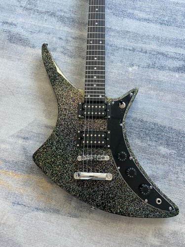Electric guitar black rainbow - guitar,