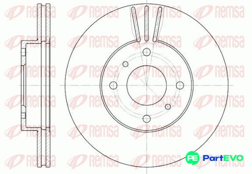 Remsa brake disc - remsa, 2