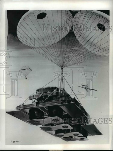 1957 press photo drawing - photo,