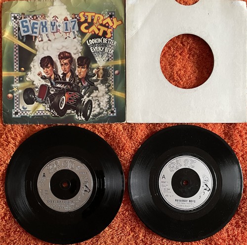 Stray cats two singles - 7",