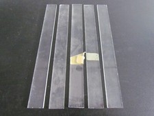 5 GLASS STRIPS 20 X 196mm FOR CHATELAINE INSET STOVE