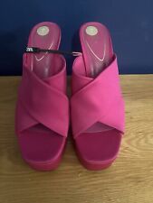 Zara Pink Strappy Shoes High Heel Size Euro 39 UK 6 NEW
