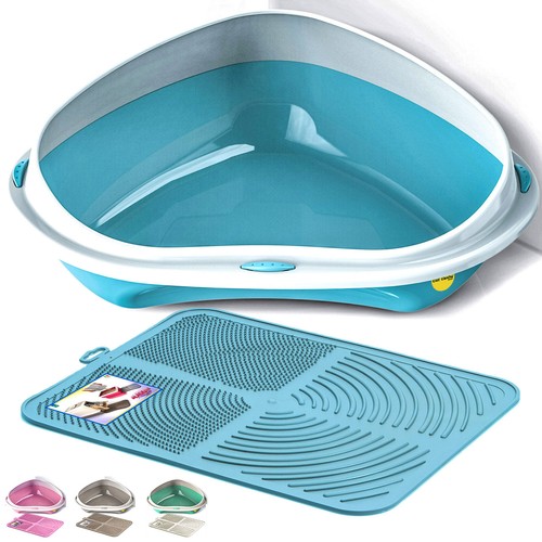 Corner cat litter - corner, tray