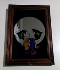 Vintage painting kiss - painting, "kiss"