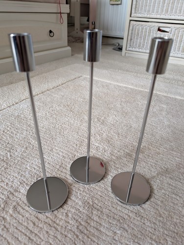 Three matching stylish metal - matching,