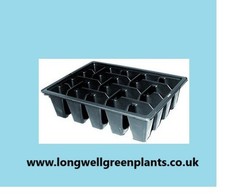 PLANT GROWER TRAYS (used) x15 | PLANT POTS 20 CELL TRAYS-For growing on FREE P&P