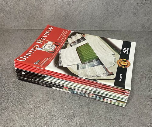 Manchester united programmes - manchester,