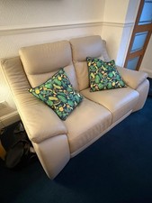 Franco Ferri Italian Leather Sofa and Chair Set