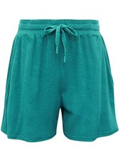 EX Seasalt Green Skua Terry Towelling Organic Cotton Shorts 12 14 16 18 22 26/28
