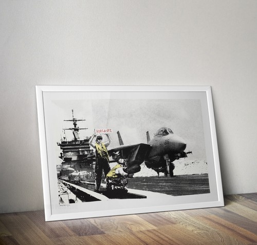 Banksy aircraft carrier - banksy,