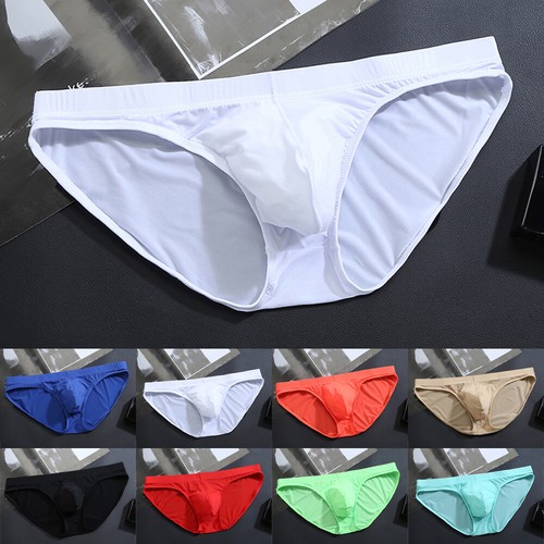 Mens ice silk briefs seamless - silk,