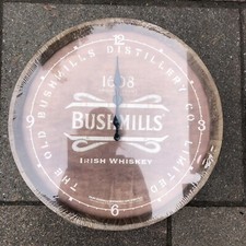 Bushmills Irish Whiskey Barrel Style Clock