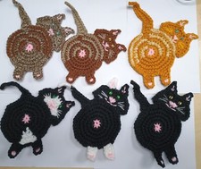 Cat Bum / Butt Coasters -