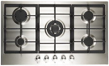 Cookology 5 Burner Gas Hob 90cm with Wok Burner - Stainless Steel GH906SS