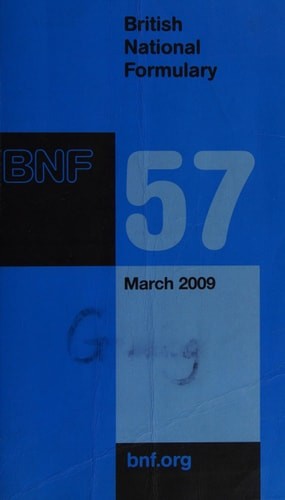 British national formulary - formulary, by