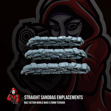 Straight Sandbag Emplacements