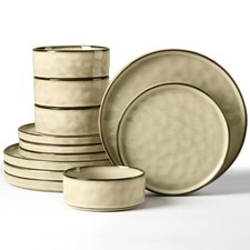 12-Piece Stoneware Dinner Set