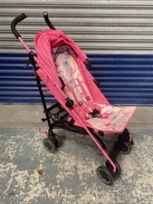 Mothercare Nanu Stroller Pink Animal Pattern Buggy