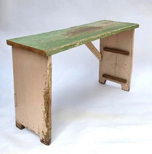 Vintage Rustic Green Painted