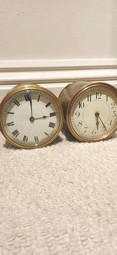 Two antique insert clock - two,