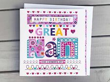 Great Nan birthday card, special happy birthday card ideas, nan birthday gift