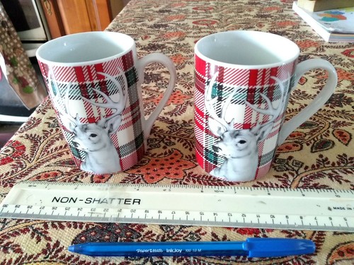 Pair stag tartan - pair, &