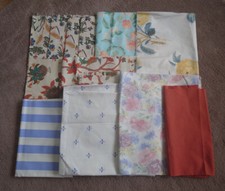 Bundle of cotton material fabric (Laura Ashley) sections